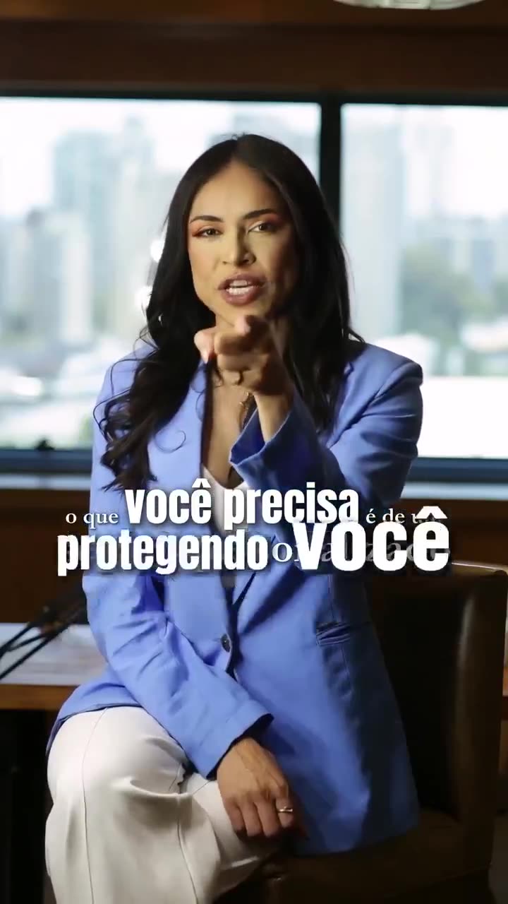 Elisabete Marinho talking about protecting the people who depend on you